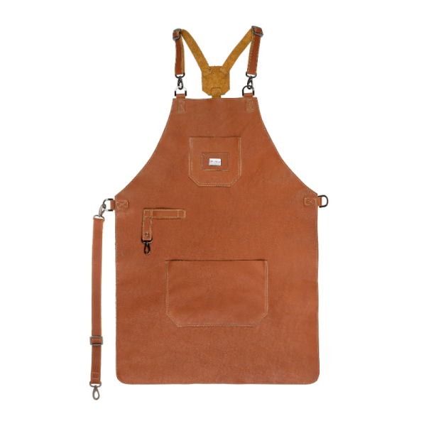 Delantal de Cuero Premium Miel