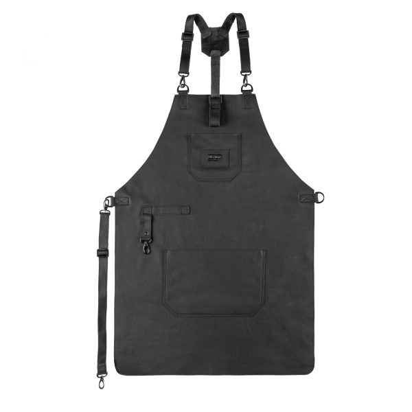 Delantal de Cuero Premium Negro